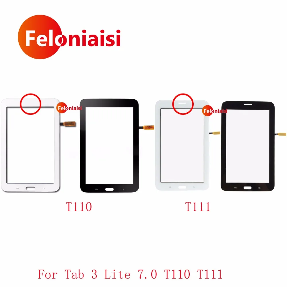 10 шт. 7.0 &quotдля Samsung Galaxy Tab 3 Lite SM T110 T111 Сенсорный экран планшета Сенсор Передняя