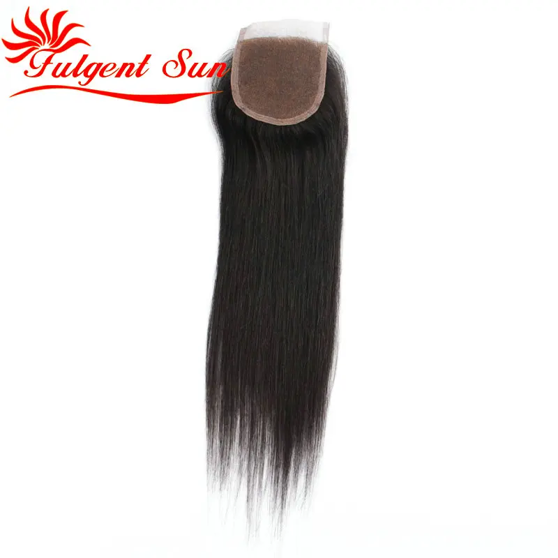Бразильский девственные волосы с закрытием 3 связки бразильские прямые девы