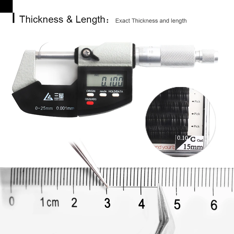 NEWCOME все размеры наращивание ресниц 0 03-0 25 отдельные ресницы шелковые