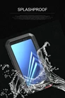 Оригинальный мощный чехол Love Mei для Samsung A6 plus 2018 водонепроницаемый ударопрочный алюминиевый чехол с бесплатным закаленным стеклом