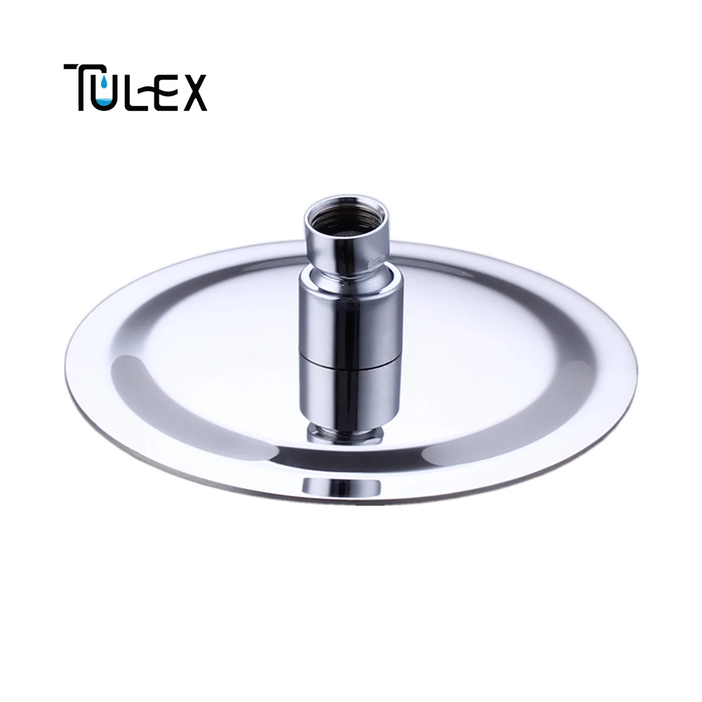 TULEX дождевая насадка для душа, круглая насадка для душа, 6 дюймов SUS 304, насадка для душа для ванной комнаты, аксессуары для душа для ванной комнаты