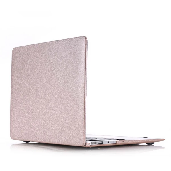 Золотой Для Apple Macbook New Air Pro retina 11," 13,3" 15," 11" 1" 13" 1" с сенсорной панелью Шелковый Твердый чехол с узором чехол - Цвет: Золотой