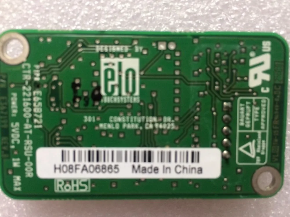 CTR-221600-AT-RSU-00R Elo E658721 E831819 E367199 USB/COM карта управления