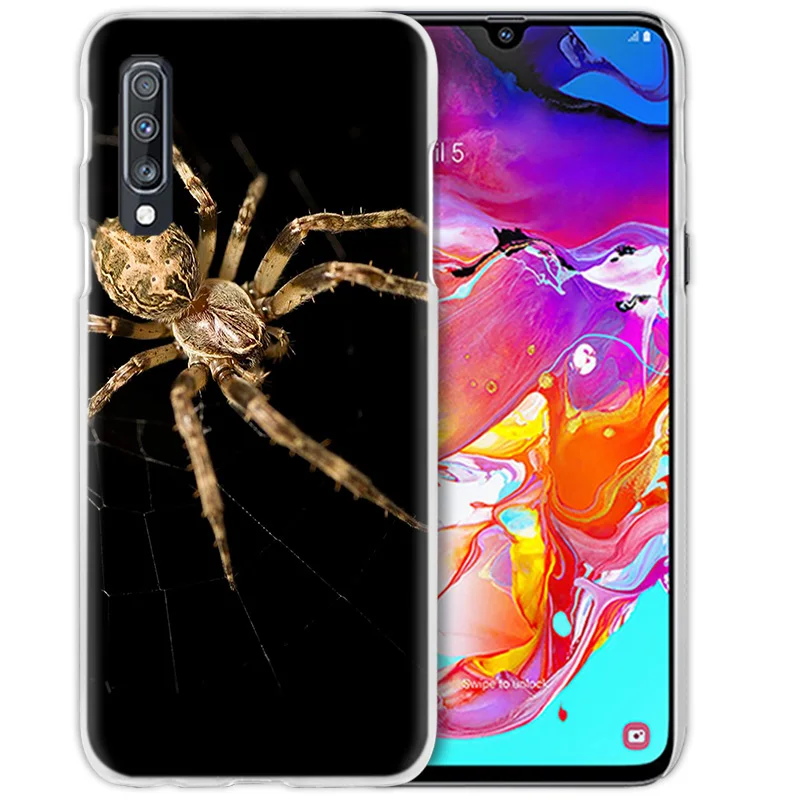 Ядовитый паук чехол для samsung Galaxy A50 A70 A80 A20e A60 A40 A30 A20 A10 A8 A6 плюс A9 A7 жесткий чехол для телефона из поликарбоната с Coque