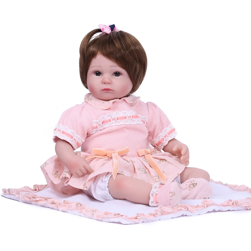 KAYDORA 17 дюймов 42 см винил силиконовый Reborn Baby Doll живой реалистичный малыш настоящая