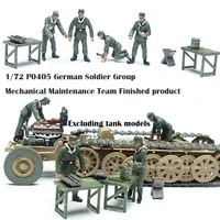 172 p0405 german soldier group mechanical maintenance team finished product military scene model accessories