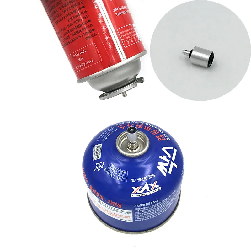 Кемпинг пропан Быстрый Заправка Адаптер газовый клапан плоский цилиндрический
