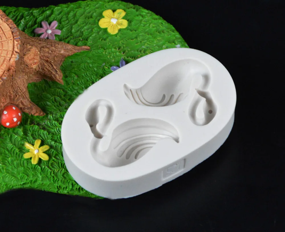 Фламинго силиконовые формы шоколадные Sugarcraft помадка кекс украшение для кексов