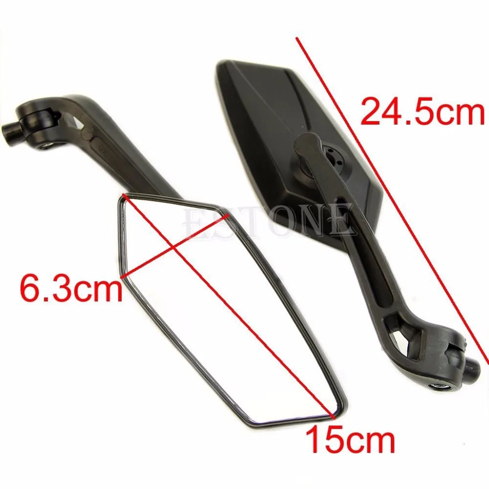 

New Universal Scooter Rearview Mirrors Pair Moped ATV Motorcycle Backup Mirror