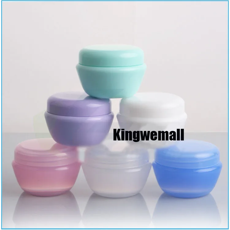 

300Pcs/lot 50g Cosmetic Empty Jar Pot Eyeshadow Makeup Face Cream Container,PP Cream Jar Bottle