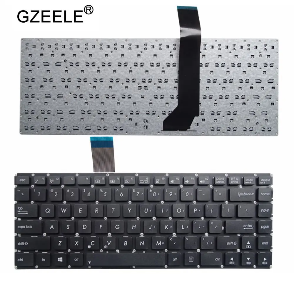 GZEELE для ASUS K46 K46CA K46CB K46CM S46C S46CB S46CM черная клавиатура английский США версия