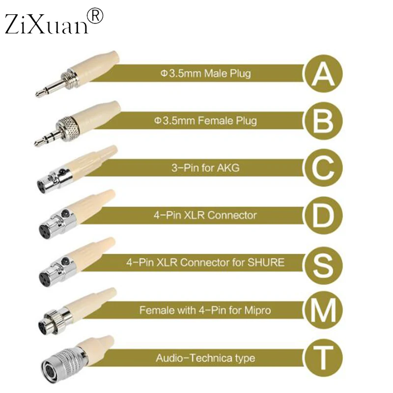 Бесплатная доставка Мини XLR 3pin TA3F разъем Pro головной убор микрофон для AKG Samson