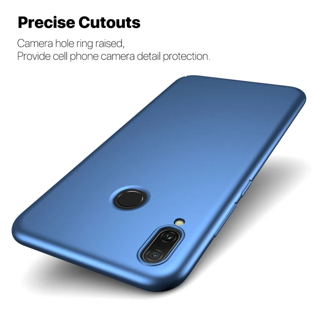 Sleo для huawei Y9 2019 чехол ультра тонкий твёрдый Пластик задняя крышка 360 градусов