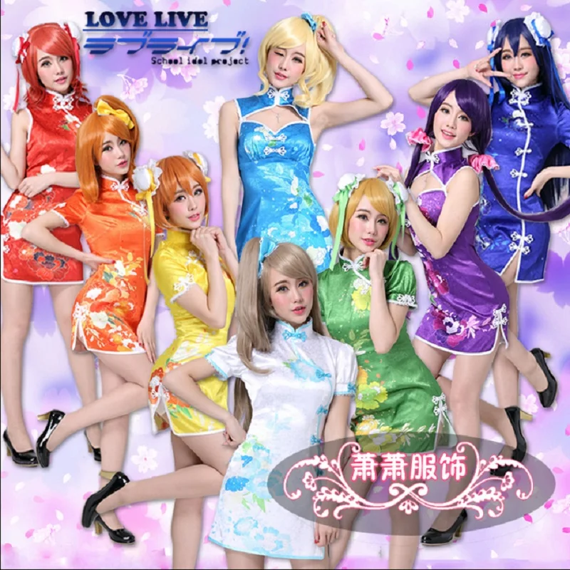 Косплей uniforme honoka костюмы моряка love live cheongsam Аниме Любовь Живая форма shool maki hanayo