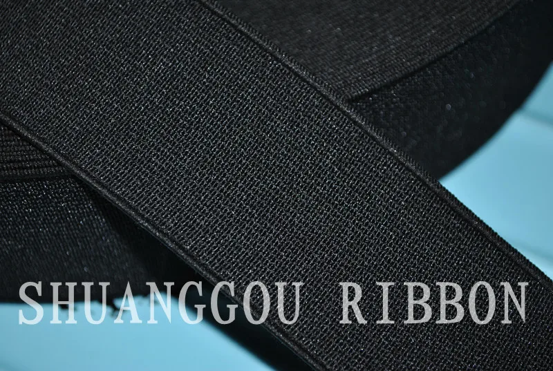 

Stretchrite 1.6''(40mm)width by 5meters Elastic Cord.Very strong elastic .Accessories. black