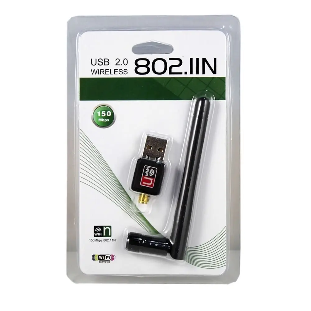 Настольный USB WiFi приемник + антенна 150 Мбит/с м 2 0 Беспроводной маршрутизатор