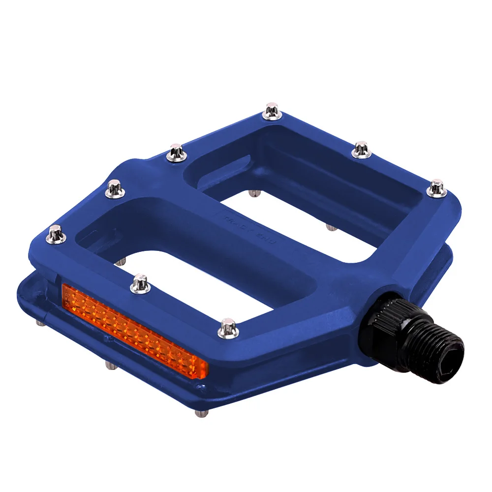 blue018 Велосипедные педали из алюминиевого сплава для горного велосипеда MTB, велосипедные педали BMX 2 с герметичным подшипником, велосипедные аксессуары, велосипедные педали - Цвет: blue018