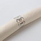 Круглое ажурное кольцо для салфеток shbe 6 шт.лот, красивое кольцо для салфеток в отеле, свадебное банкетное кольцо для салфеток, настольные украшения