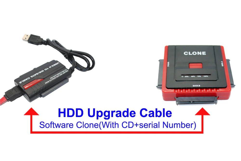 2015 High Quality USB 3.0 to DULA SATA Cable Adapter USB3.0/2.0 SATA/IDE Cables Converter HDD upggrade cable |