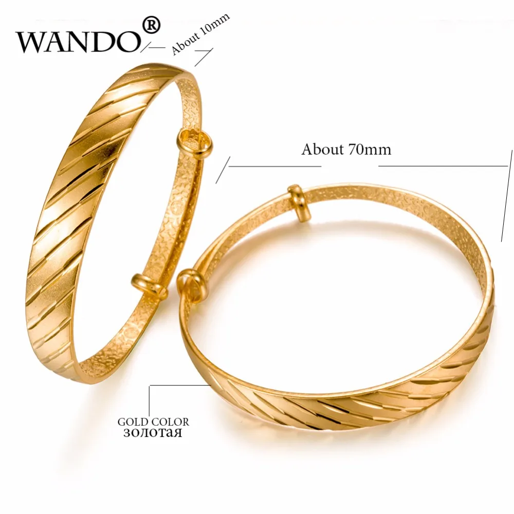 WANDO, новинка, модный уникальный Дубай, золотой цвет, модный браслет, звено цепи, роскошные ювелирные изделия, подарок, женские браслеты \ браслеты, ювелирное изделие, B19