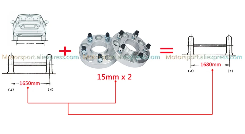 2 шт./лот) PCD 5x115-70.3 толщиной 15 мм кованые алюминиевые диски ступицы центрик колеса прокладка для Buick