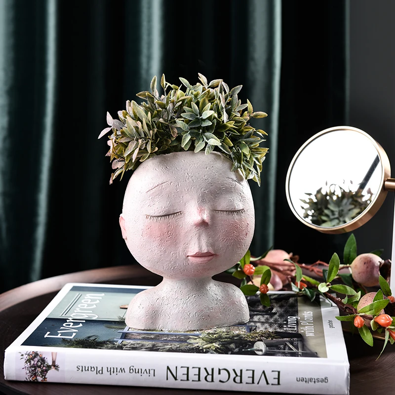 Нордическая креативная Художественная кукла моделирование цветочных горшков
