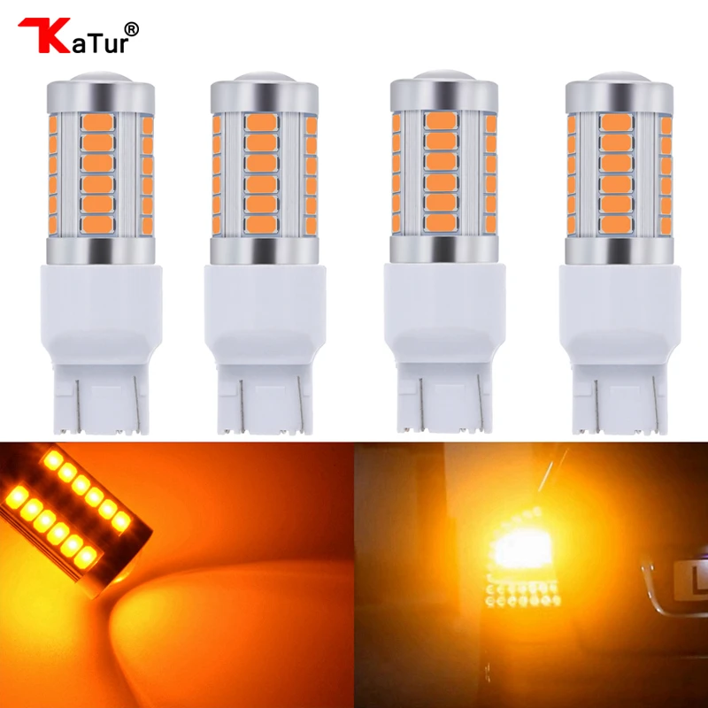 Katur 4 шт. T20 7443 7440 7444NA 992 светодиодная автомобильная лампа 5630 SMD светодиодные лампы