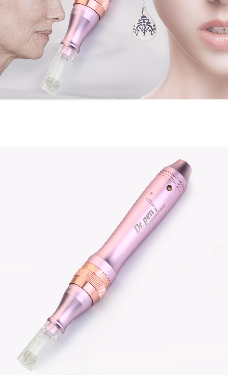 Проводная электрическая ручка Dr. pen M7-C, автоматическая Дерма ручка, игольчатые картриджи, макияж, тату, наконечники для Ultima, электрическая микроигла, терапия