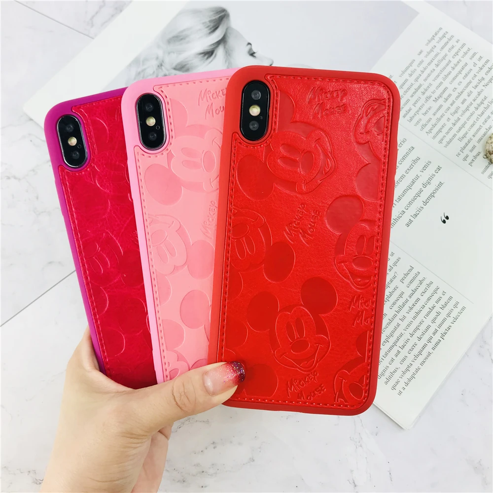 Чехлы для iPhone 5 с изображением Микки Мауса кожаный чехол мобильного телефона 5S se