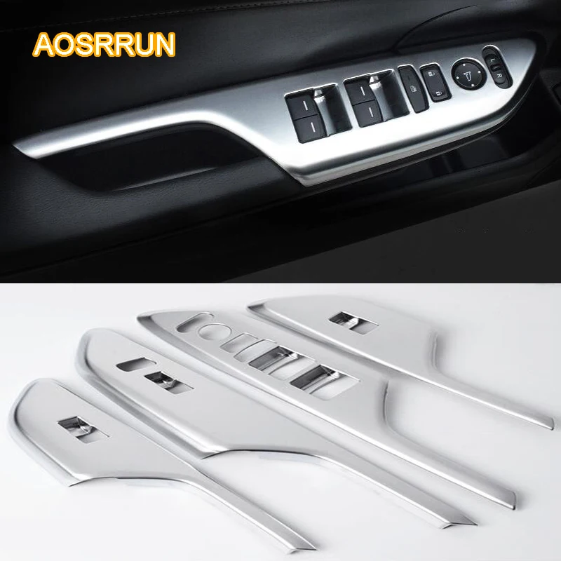 AOSRRUN немой хром стекло Лифт кнопка декоративные блёстки дверь внутри подлокотник