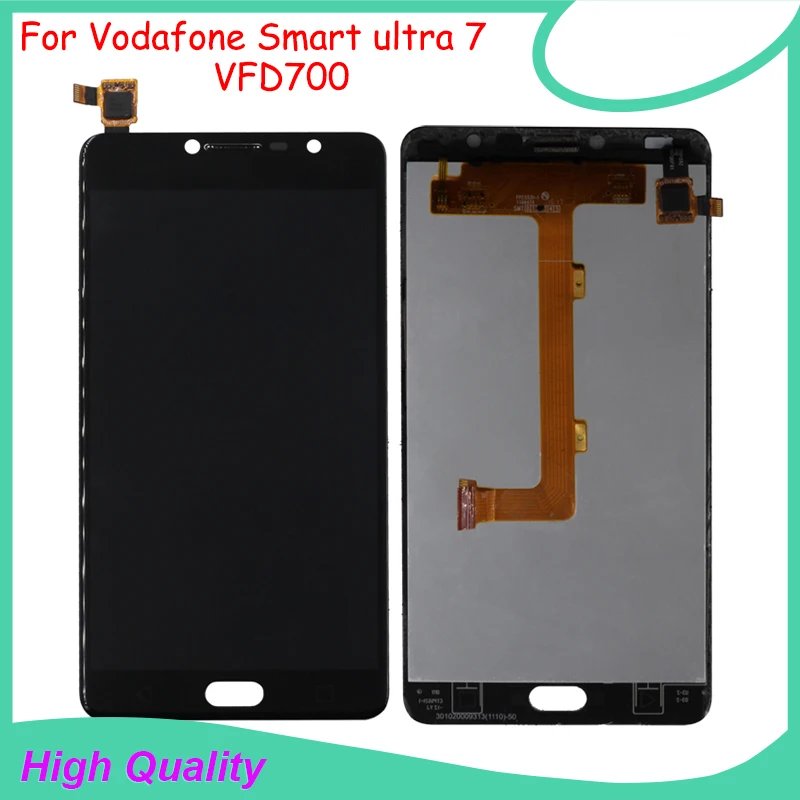 

High Quality For Vodafone Smart ultra 7 VFD700 lcd display Touch screen Black Color for vodafone vfd700 Free Tools