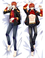 anime game mystic messenger hugging body pillow case cover male bedding throw pillowcases dakimakura