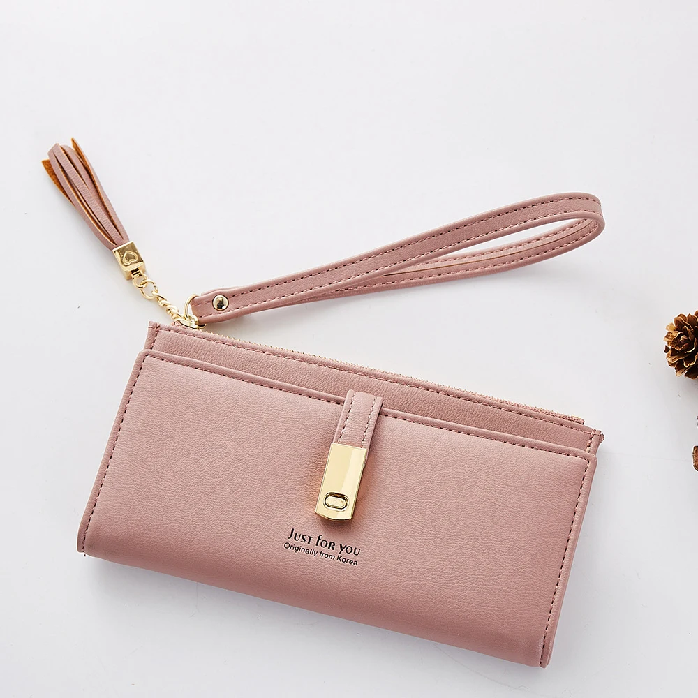 Женский кошелек с кисточкой и 10 отделениями для карт|wallets for women|clutch walletwallet |