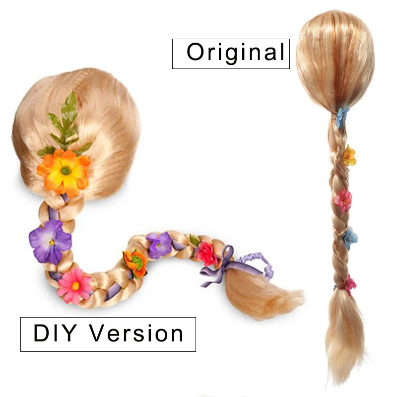 Детское снаряжение для косплея коса Эльзы вечерние ческие волосы праздничные