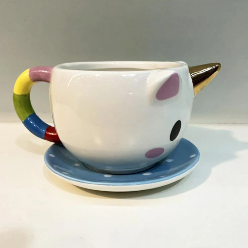 Креативная керамическая чашка, ручная роспись, 3D кружка, кофейная молочная чашка, кактус, Забавный монстр, Офисная домашняя чашка, емкость 301-400 мл