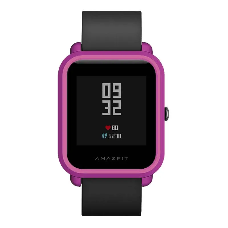 Чехол из ТПУ на запястье AMAZFEEL для xiaomi Huami Amazfit Bip полноцветный Защитный