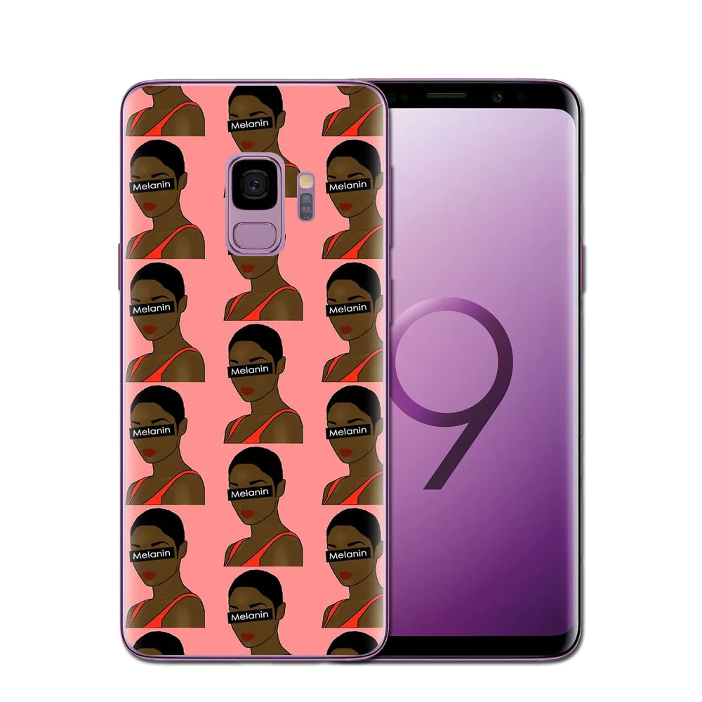 2bunz Melanin Poppin Aba Чехлы для Samsung Galaxy S6 S7 Edge S8 S9 Plus A8 2018 J3 J5 J7 A3 A5 A7 2016 2017 чехол | Мобильные