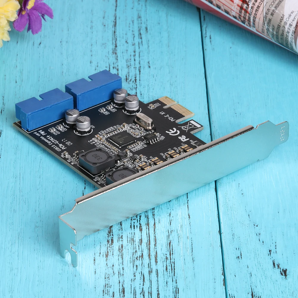 Плата расширения USB 3 0 PCI E адаптер контроллер концентратора карта для Windows Vista