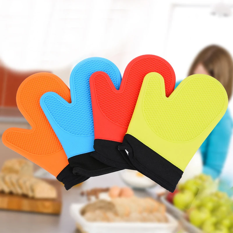 1 шт. Силиконовые Прихватки для микроволновой печи|Перчатки и рукава духовки| |