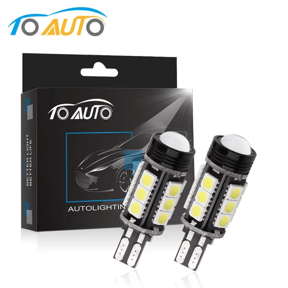 2 шт. T15 светодиодный W16W Canbus ошибок 3 Вт COB 15SMD 5050 авто 921 912 поворота сигнальный Клин