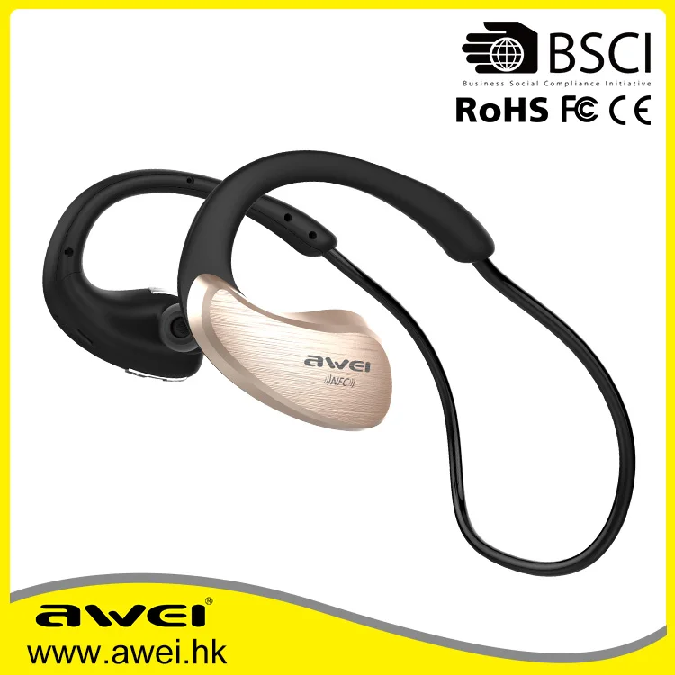 Bluetooth наушники AWEI A885BL спортивные беспроводные гарнитура с микрофоном