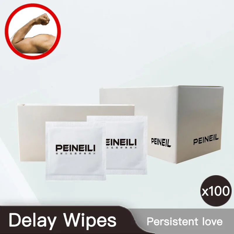 100 шт. мужские салфетки с задержкой влажные естественным запахом сексуальное
