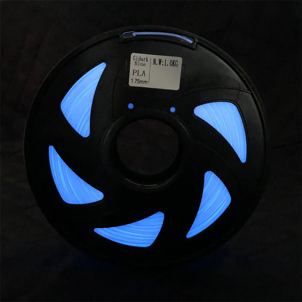 Creozone 3D нити светится в темноте серии PLA ABS Пластик нити для 3D-принтеры 15% Noctilucent порошок 1,75 катышка 1 кг