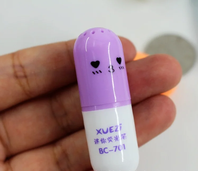 Мини-маркер Lytwtw's Pill-фасонный маркер 6 шт. художественные маркеры для рисования