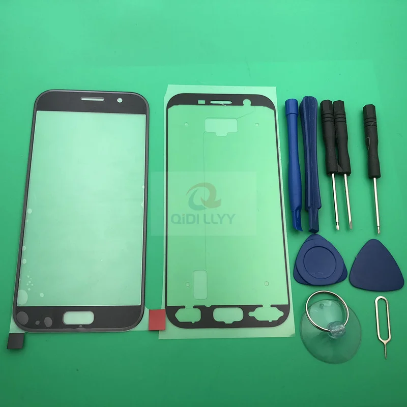 AAA+ качество Замена внешнего стекла для Samsung Galaxy A5 A520 A520F ЖК-дисплей сенсорный экран Переднее стекло Внешний объектив