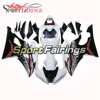 abs fairings for yamaha yzf 600 r6 2008 2016 08 09 10 11 12 13 14 15 injection plastic motorcycle white red black body kit new