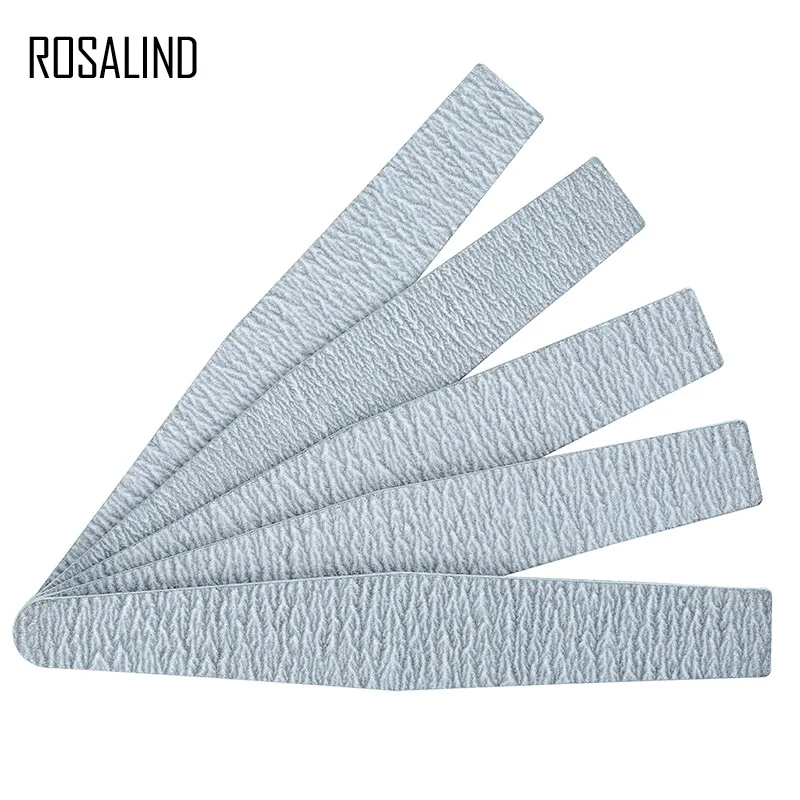 Пилка для ногтей ROSALIND шлифовальный полировальный блок 1 шт. Гель лак Маникюрный