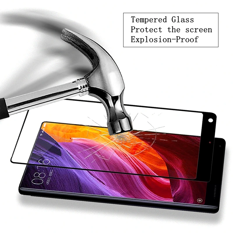 ROROBICO Для Xiaomi Mi Смешивания Pro Закаленное Стекло 99% HD Vision Screen Protector Mix 9 H Твердость