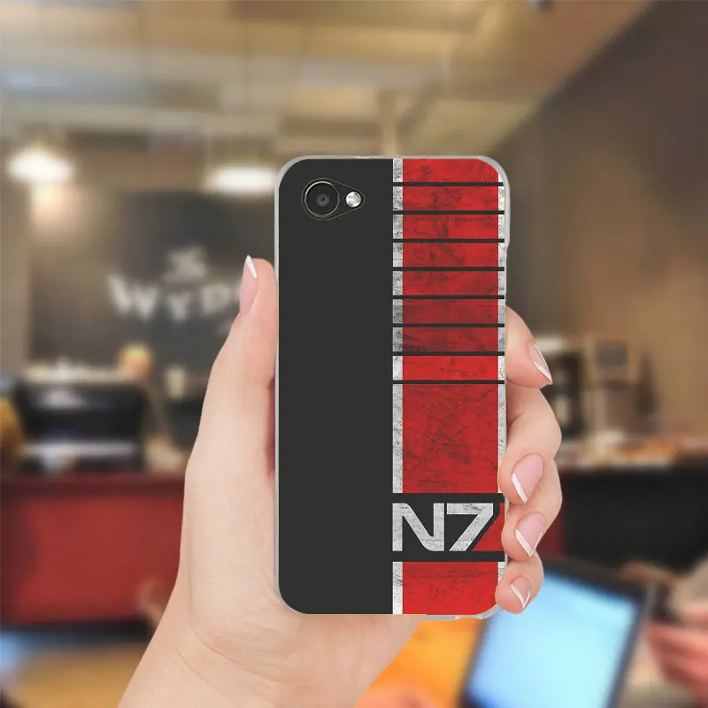 Cool Аниме Mass Effect N7 мягкий прозрачный чехол для телефона LG G2 G3 мини G4 G5 G6 K4 K7 K8 K10 2017 V10