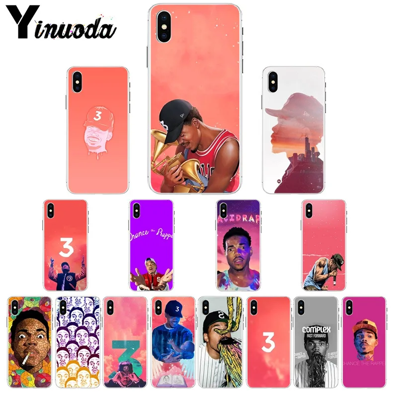 Yinuoda популярный Chance The Rapper TPU Мягкий резиновый чехол для телефона iPhone X XS MAX 6 6S 7 7plus 8